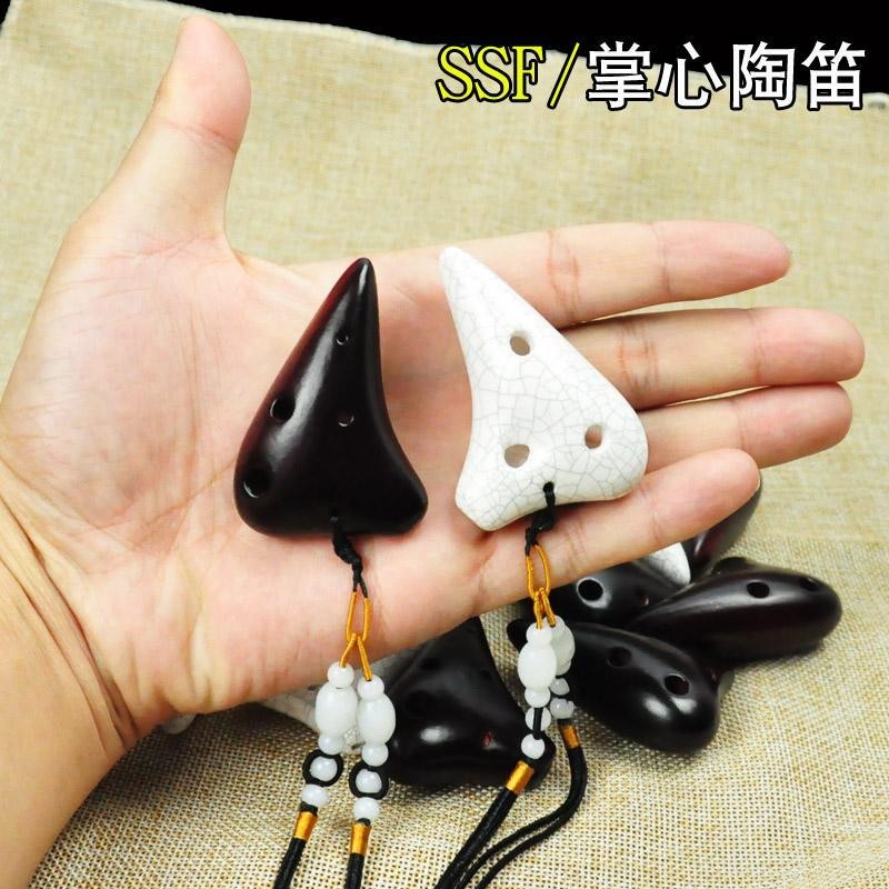 [Bộ sưu tập người 1833] SSF Điều chỉnh 6 lỗ Ocarina Vòng cổ Ocarina hình chữ F siêu cao Sáo Mini Oca