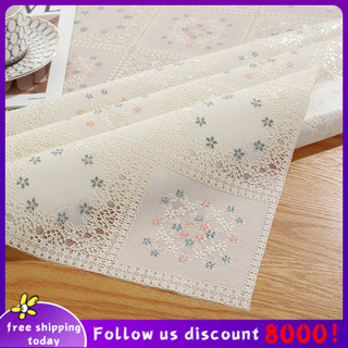  Se7ven. ✨   Khăn trải bàn PVC dày kiểu châu Âu khăn trải bàn vuông chống nước và chịu nhiệt thảm bàn ăn hình chữ nhật nhựa không thể giặt vải bàn trà 