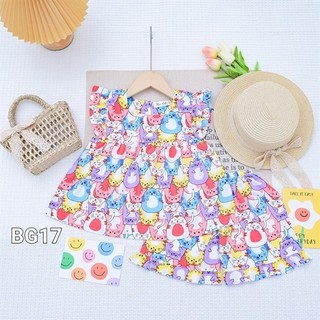 Bô tole lanh bé gái mặc nhà