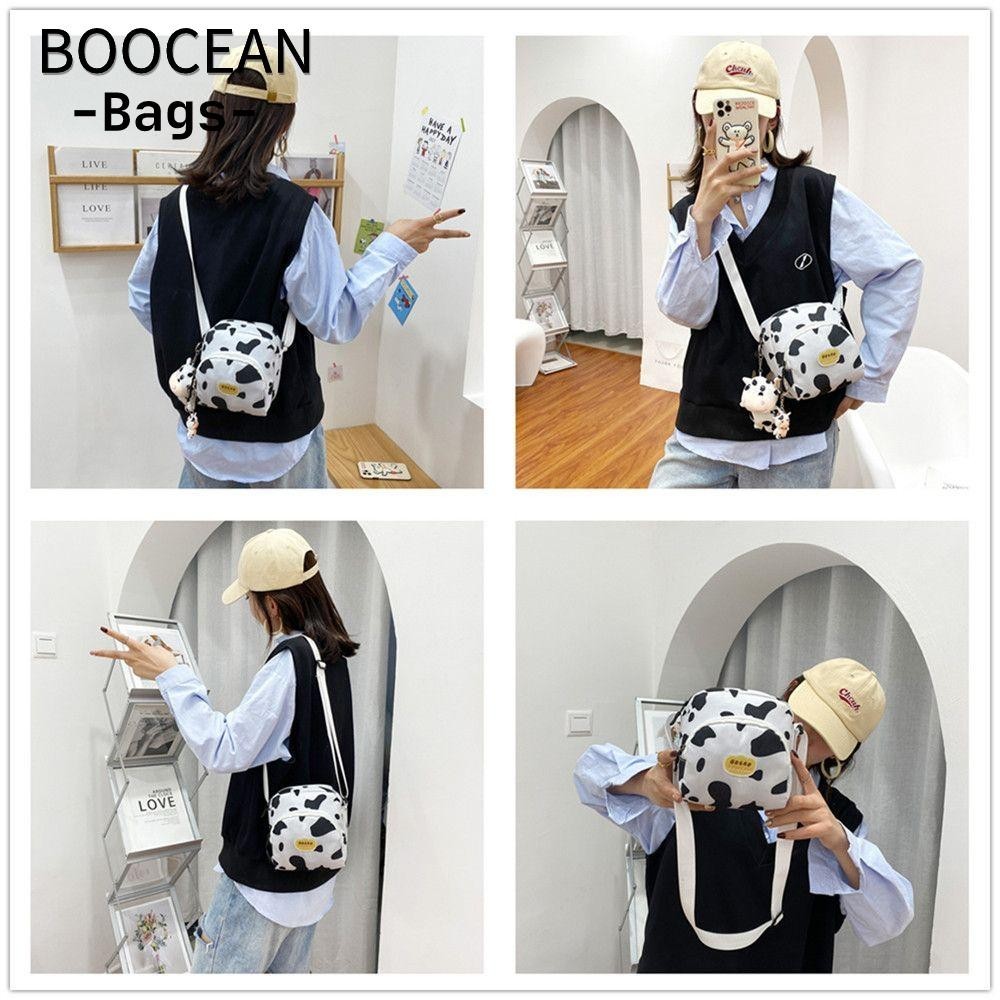 BOOCEAN Túi đeo vai nữ Túi xách nữ Túi nhỏ đơn giản