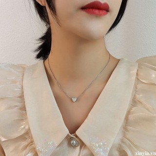 🌺Xinyia🌺 Vòng cổ ngắn mặt trái tim nhỏ đáng yêu thời trang cho nữ