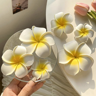 Pvn63401 kẹp tóc hoa đại - kẹp tóc hoa sứ