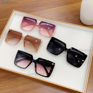 Samjune Vuông Quá Khổ Kính Mát Nam Nữ Hợp Thời Trang Gradient Kính Mắt Thời Trang Cao Cấp Thiết Kế Thương Hiệu Kính Chống Nắng