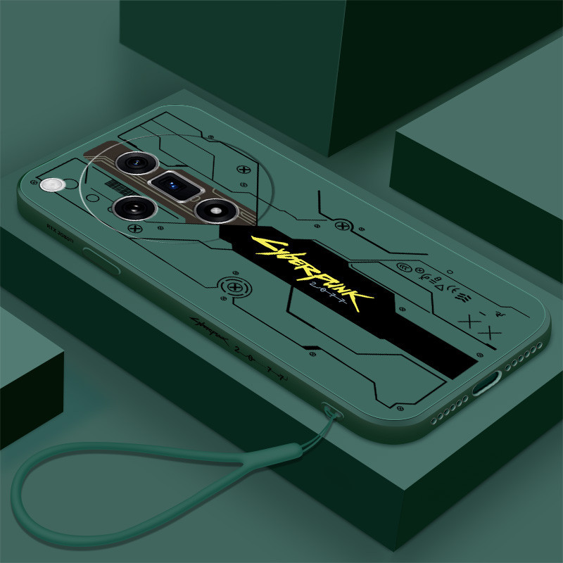 Ốp điện thoại OPPO Find X7 Pro Cyber Liquid Punk Silicone Soft Case cho OPPO Find X7 X6 X5 X2 X3 Pro