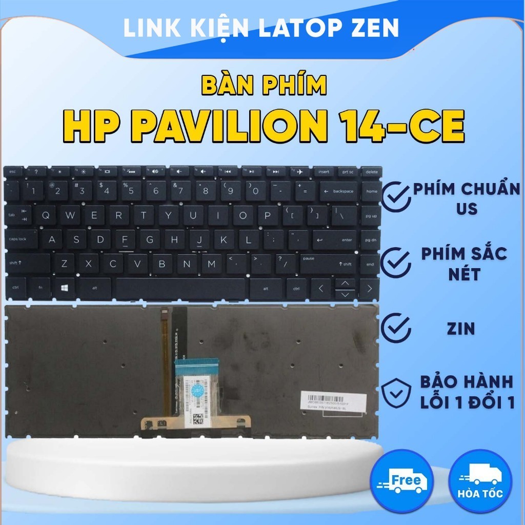 Bàn Phím HP Pavilion X360 14-CE 14-CF 14S-CF 14-CR 14S-CR 14-CK 14-CM 14-DA 14-DF 14S-DK 14-DG