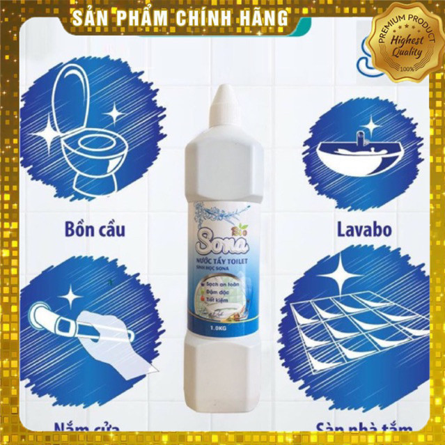 (CHÍNH HÃNG) Tẩy rửa Tollet hương QUẾ, BẠC HÀ 1kg