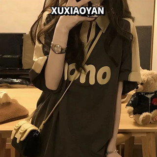 XUXIAOYAN áo phông áo thun nữ croptop baby tee Fashion phổ biến hàn quốc Stylish A23K03B 17Z240426