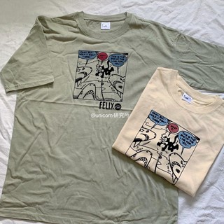 Hàng sẵn có spinns felix cat felix cat ngắn tay in hình Cotton nguyên chất Áo thun nam nữ