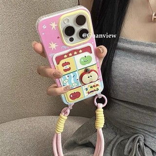 Hộp Đựng Thẻ Apple Mùa Hè Thích Hợp Cho Apple 15promax Vỏ Điện Thoại Iphone14 Mới 13 / 12 Internet Người Nổi Tiếng 11 Nữ 15pro Chống Rơi 14pro Vỏ Bảo Vệ Điện Thoại Di Động