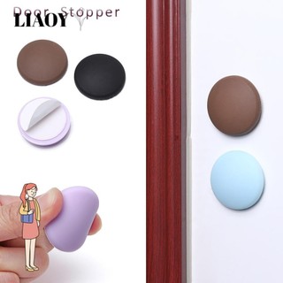 Đệm cao su silicone tự dính dán tường chống va đập chống trượt cho tay nắm cửa nhiều màu sắc