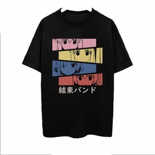 Áo thun Bocchi The Rock Color Art Collection (Black) ngắn tay
