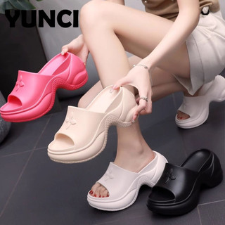 YUNCI  dép cross sục nữ 2024 HOTSALE Giày slip-on Phong cách thể thao Đàn hồi Thấm hút mồ hôi Đế linh hoạt Độc đáo FDL2450OOB 20Z240515