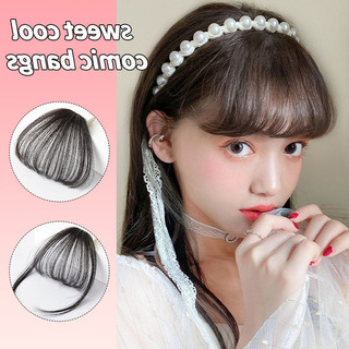 Ins Sweet Tóc Giả Nhẹ Vô Hình Mô Phỏng Tóc Sáng Tạo Cô Gái Phần Mở Rộng Phụ Kiện Tóc Thời Trang