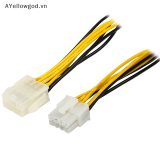 Ayellowgod 4pin đến 8pin bo mạch chủ cpu bộ chuyển đổi nguồn cáp nguồn VN