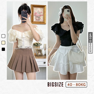  Áo nữ BIGSIZE áo thiết kế trễ vai chun sau phối bèo có mút ngực 3916 