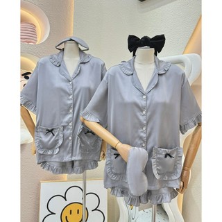 PIJAMA ĐÙI HAI TÚI BASIC - KÈM BỊT MẮT
