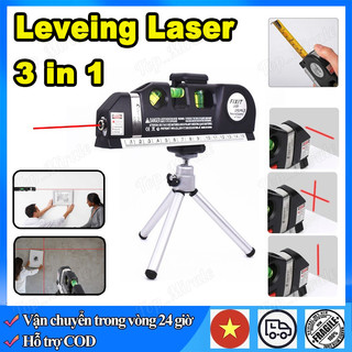 Thước thủy nivo cân mực laser đa năng f2018 fixit laser levelpro3 2 tia dọc ngang