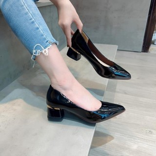 Giày Cao Gót Búp bê Nữ bít mũi xinh Xuất sắc - cao 3P - Kho Xưởng Bánh Bèo mã Tron333 Shoes đi rất êm chân