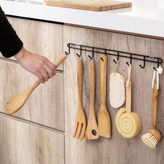 Móc sắt rèn 8 móc gia đình YUZHI không có lỗ dễ lắp đặt khả năng chịu lực mạnh được sử dụng trong nhiều tình huống