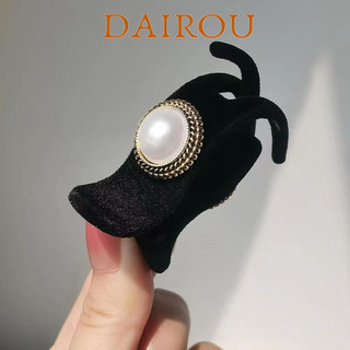 Kẹp tóc hình DAIOUShark, đen, phong cách cổ điển