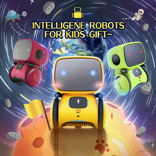 3 Màu Sắc Thông Minh AT Robot Điều Khiển Bằng Giọng Nói Robot Tương Tác Đồ Chơi Dễ Thương Nhảy Giọng Nói Lệnh Điều Khiển Cảm Ứng Đồ Chơi Trẻ Em Quà Tặng Sinh Nhật