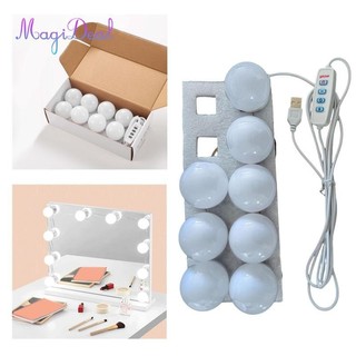 Gương vanity, đèn led cho gương sạc usb, đèn gương trang điểm led
