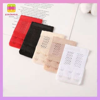 Diachavn áo ngực mở rộng khóa, có thể điều chỉnh dây đeo brassiere khóa áo ngực mở rộng, 2 hàng 3 móc dây đeo móc mở rộng nữ