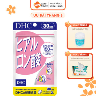 Viên Uống Cấp Nước Giữ Ẩm DHC Hyaluronic Acid Hỗ Trợ Làn Da Căng Mịn, Sáng Bóng 60 Viên/Gói (30 Ngày)