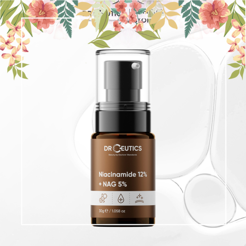 (Thử 5g) DRCEUTICS Serum Niacinamide 12% DrCeutics Giảm Thâm Sáng Da Kiềm Dầu (30ml 100ml)