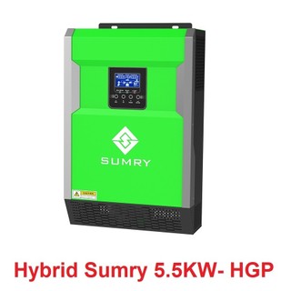 Biến tần inverter hybrid sumry 5.5kw- hgp-5500w- 1 pha bản nâng cấp, cao cấp mới 2024
