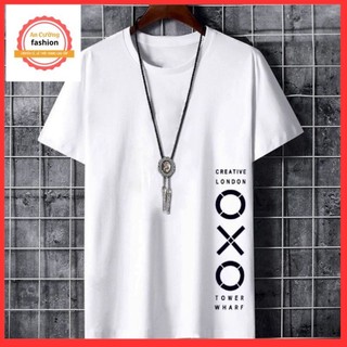 Áo thun nam, áo phông nam tay ngắn cổ tròn chất cotton khô, dày dặn thoáng mát hình OXO - cường an fashion