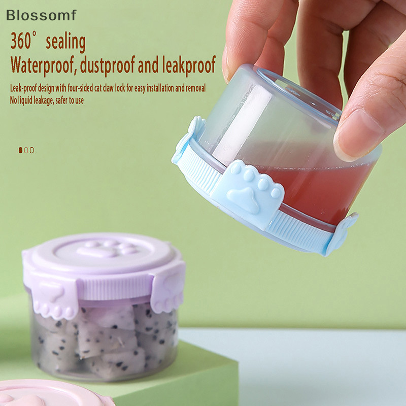 Blossomf 1 Chiếc Mini Nước Sốt Chai Gia Vị Hộp Salad Trang Điểm Hộp Đựng Cho Thịt Nướng Ngoài Trời Bento Hộp Cơm Trưa Phụ Kiện Mới