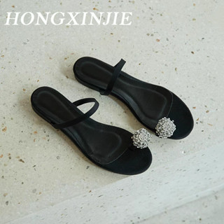 HONGXINJIE dép sandal nữ dép đế cao Thoải Mái Xinh Xắn  Độc lạ Hiện đại Tự nhiên Phong cách đơn giản FDL2460HMQ 26Z240623