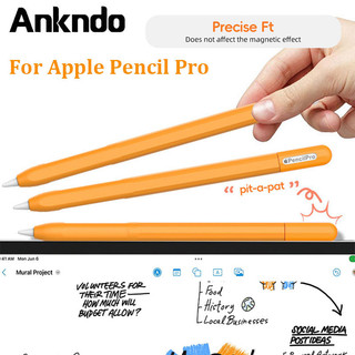 Hộp Đựng Bút Chì Cho Aple Pencil Pro Màu Phù Hợp Với Silicon Mềm Siêu Mỏng Bảo Vệ Cho i / Pad Pencil Pro