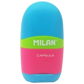 Gôm kèm chuốt chì - milan capsule mix - thân nhiều màu - milan