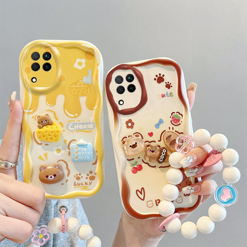 Ốp lưng Samsung Galaxy A12 A125 M12 F12 Thời Trang Sang Trọng Hoạt Hình Dễ Thương Chó Con Chó Con Si