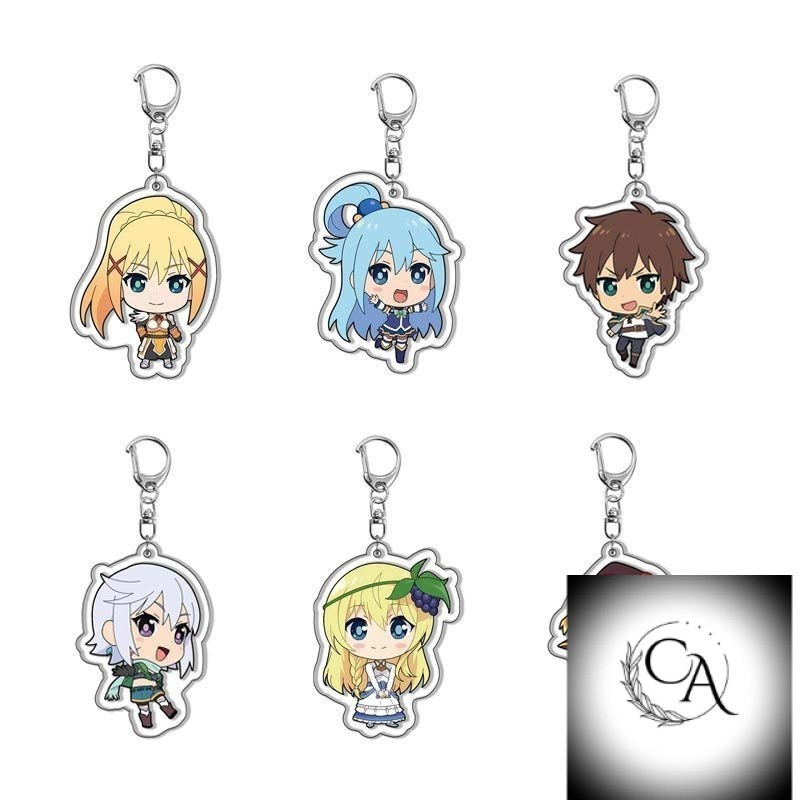 Móc khóa Anime Sato Kazuma Acrylic