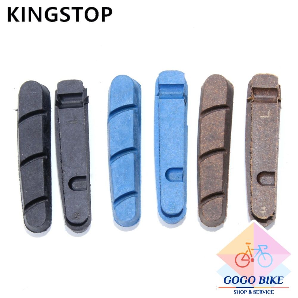 [GoGo Bike] Cặp gôm phanh xe đạp road Carbon KINGSTOP - 2 gôm phanh