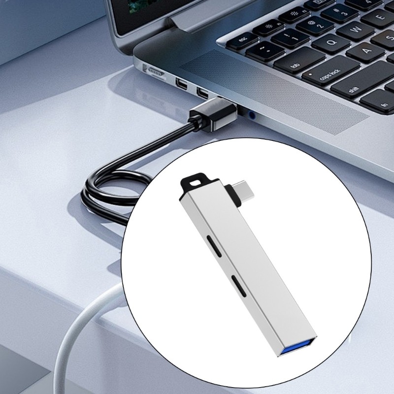 YXA Compactly Type C Hub Type C sang 2Type C và USB Hub Bộ chia USB Bộ chuyển đổi USB C
