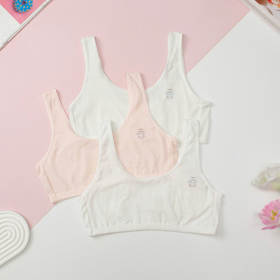 Áo lót lá Nội dung 3 LITIBABY, không đệm Bé gái size 75/80