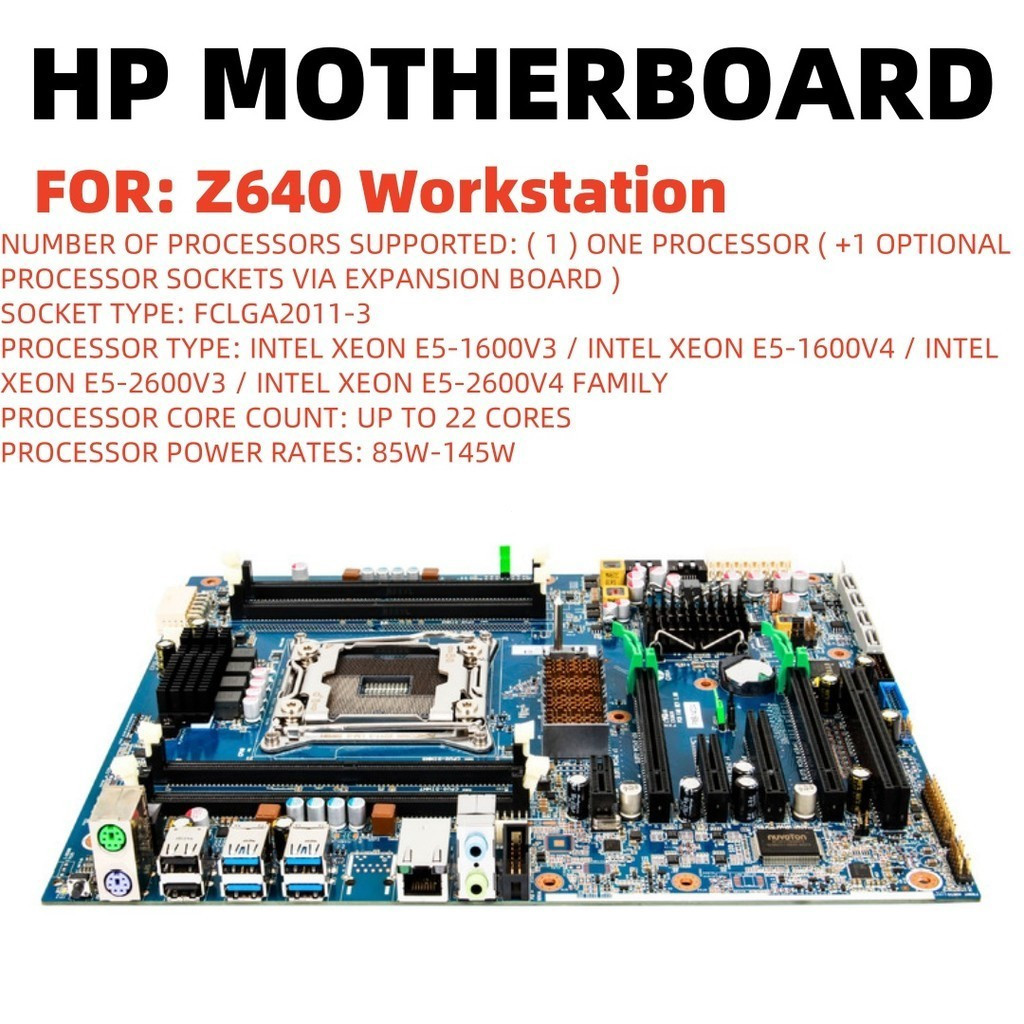 HP 761512Bo mạch chủ DDR4 -001 Z640 Workstation LGA2011-3 710325-002 908400-601