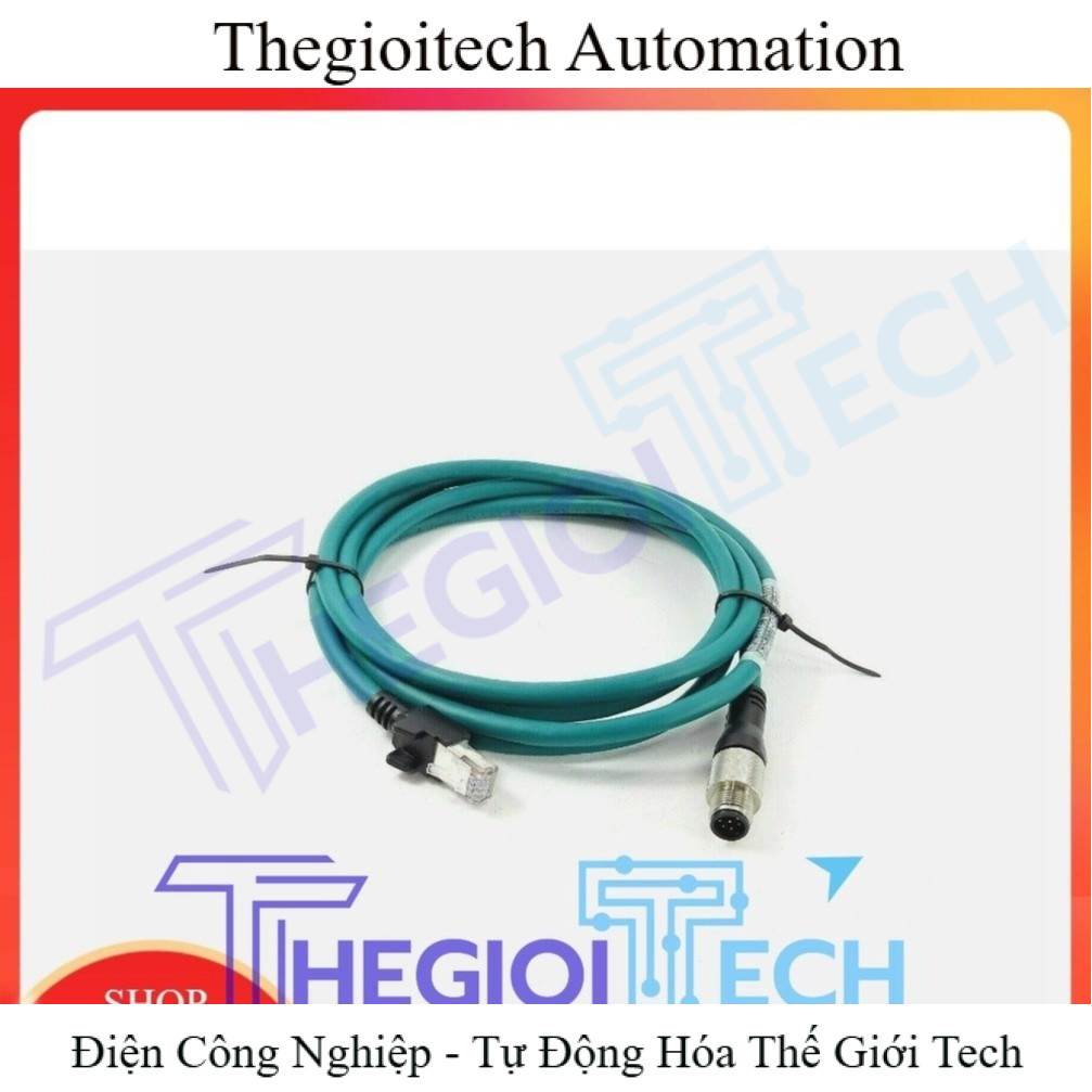 Cáp CCB-84901-2001 -05 Cognex Mã Mạng Dây Nguồn 5M Cáp Kết Nối Cognex Ethernet Cable 5M M12 8 Pin Ma