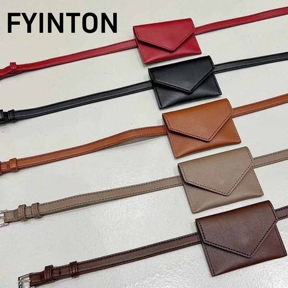Ví thắt lưng FYINTON, Túi xách Mini Túi thắt lưng da, Túi đeo chéo có thể điều chỉnh có thể tháo rời dành cho nữ