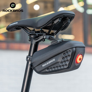 Rockbros Túi Yên Xe Đạp Có Đèn Hậu Túi MTB Xe Đạp Đường Bộ Gấp Xe Đạp Di Động Ghế Sau Đệm Túi Thiết Bị Xe Đạp