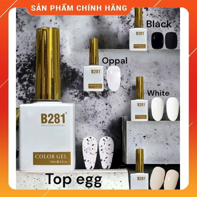 Sơn gel B281 chính hãng siêu đặc chuẩn màu TUNAIL TU NAIL