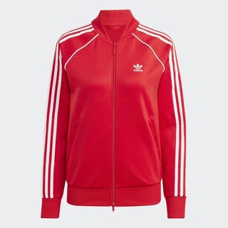 Adidas phong cách sống áo track jacket sst classics adicolor nữ đỏ ib5913