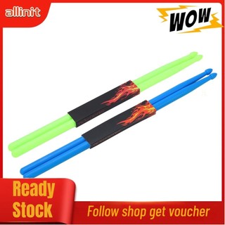Allinit Tay cầm dùi trống FASJ có hạt bằng nylon bền nhẹ cho người lớn