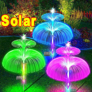 Đèn sân vườn thạch năng lượng mặt trời chống nước ngoài trời 7 màu thay đổi hoa trang trí Đèn sân vườn