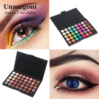 Unmegoni Phấn mắt lâu trôi Chống mồ hôi 40 màu Matte Shimmer