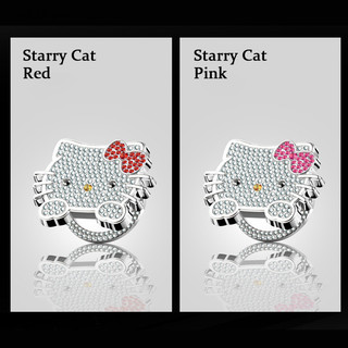Xoitu ô tô một cú bấm động cơ khởi động dừng nút nắp kim cương giả hello kitty vỏ trang trí đánh lửa khởi động công tắc bảo vệ vòng vn
